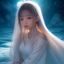 内容审核编辑吴雨桐，斜刘海女性，正在电脑前核对文档，温暖灯光居家办公环境